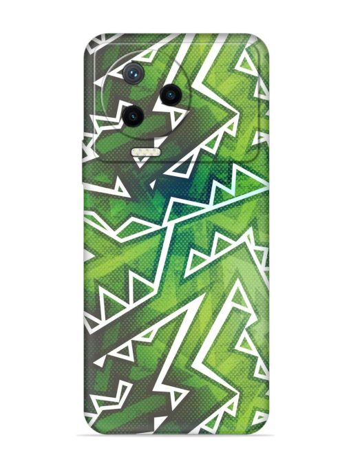 Green Graffiti Seamless Embossed Soft Silicone Case for Infinix Note 12 Pro (4G)