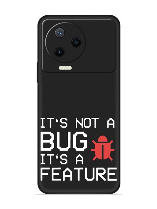 Not Bug Feature Embossed Soft Silicone Case for Infinix Note 12 Pro (4G)