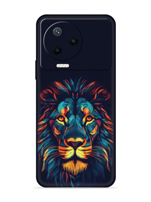 Colorful Lion Embossed Soft Silicone Case for Infinix Note 12 Pro (4G)