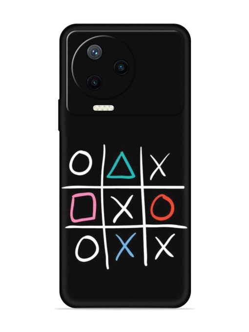 Super Neon Tic-Tac-Toe Embossed Soft Silicone Case for Infinix Note 12 Pro (4G)