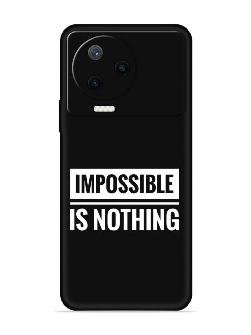 Impossible Is Nothing Embossed Soft Silicone Case for Infinix Note 12 Pro (4G) Zapvi