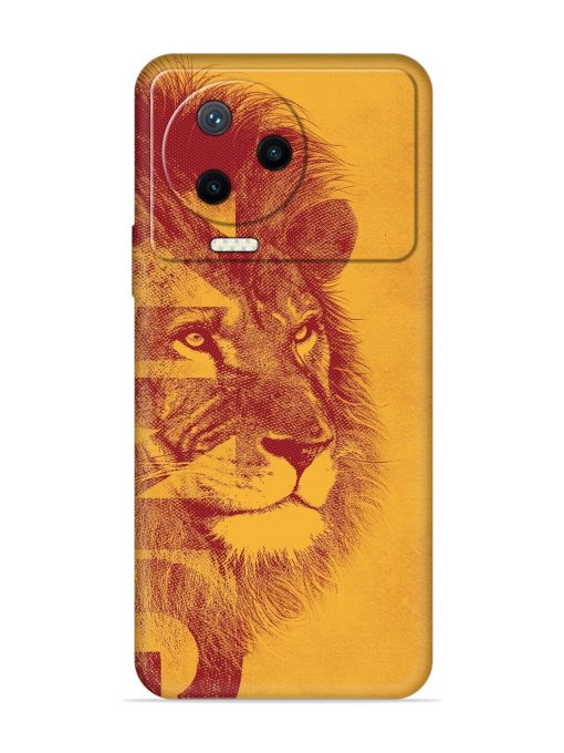 Gold Lion Crown Art Embossed Soft Silicone Case for Infinix Note 12 Pro (4G)