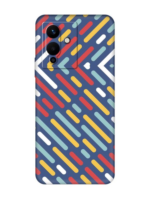 Colored Lines Embossed Soft Silicone Case for Infinix Note 12 Pro (5G) Zapvi