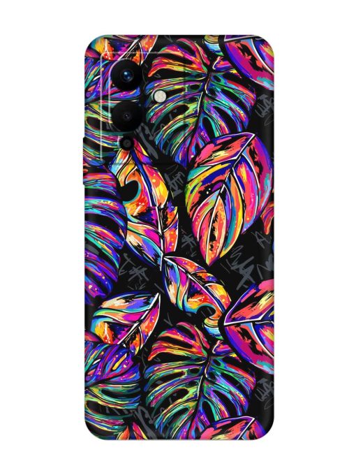 Tropical Seamless Vector Embossed Soft Silicone Case for Infinix Note 12 Pro (5G) Zapvi