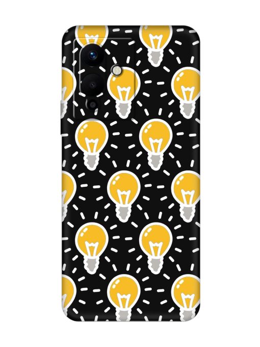 Light Bulb Seamless Embossed Soft Silicone Case for Infinix Note 12 Pro (5G) Zapvi