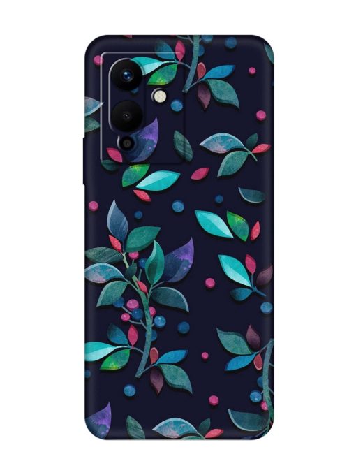 Decorative Watercolor Flower Embossed Soft Silicone Case for Infinix Note 12 Pro (5G) Zapvi