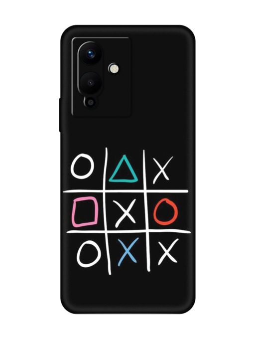 Super Neon Tic-Tac-Toe Embossed Soft Silicone Case for Infinix Note 12 Pro (5G) Zapvi