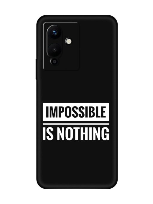 Impossible Is Nothing Embossed Soft Silicone Case for Infinix Note 12 Pro (5G) Zapvi