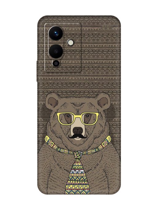 Grizzly Bear Embossed Soft Silicone Case for Infinix Note 12 Pro (5G)