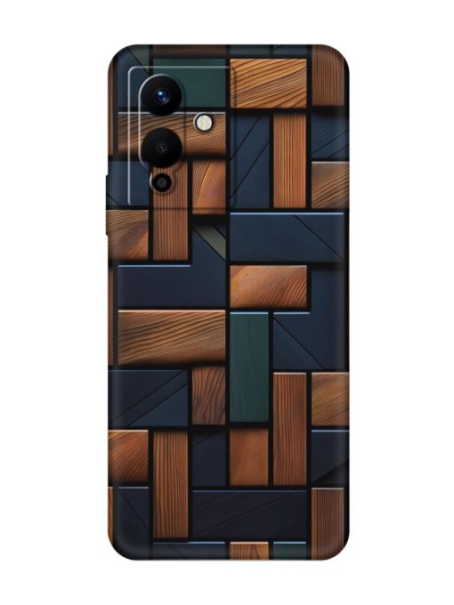 Wooden Background Cubes Embossed Soft Silicone Case for Infinix Note 12 Pro (5G) Zapvi