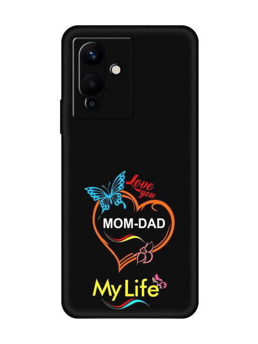 Love You Mom Dad Embossed Soft Silicone Case for Infinix Note 12 Pro (5G) Zapvi