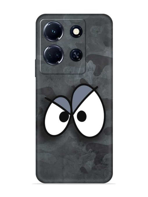 Big Eyes Night Mode Embossed Soft Silicone Case for Infinix Note 30 (5G) Zapvi