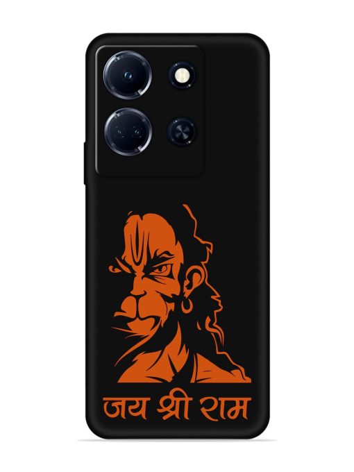 Angry Hanuman Embossed Soft Silicone Case for Infinix Note 30 (5G)