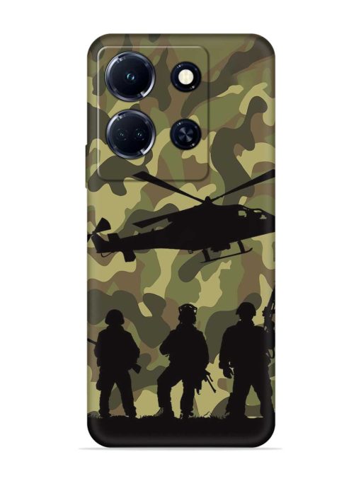 Army Heros Embossed Soft Silicone Case for Infinix Note 30 (5G) Zapvi