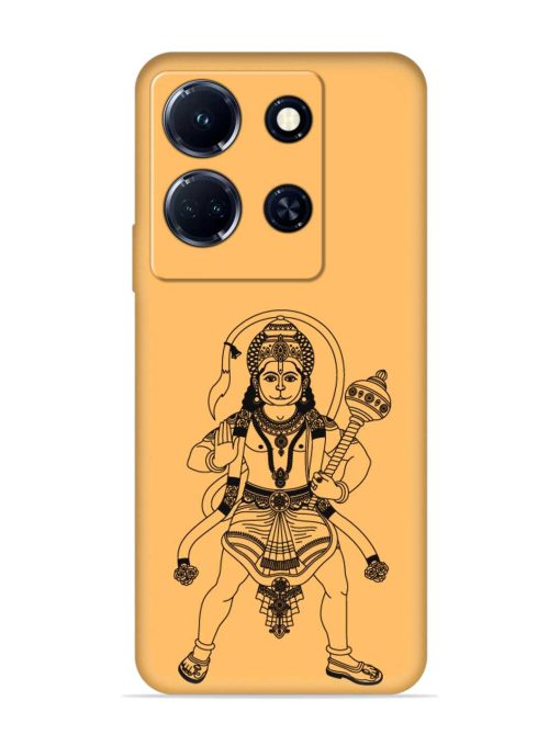 Indian God Hanuman Embossed Soft Silicone Case for Infinix Note 30 (5G)