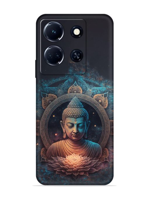 Gautam Buddha Embossed Soft Silicone Case for Infinix Note 30 (5G) Zapvi