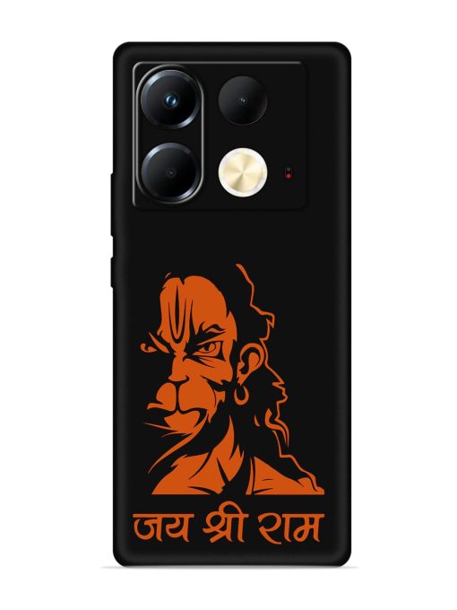 Angry Hanuman Embossed Soft Silicone Case for Infinix Note 40 (5G) Zapvi