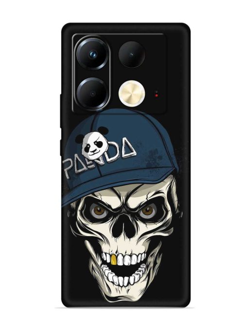 Panda Skull Embossed Soft Silicone Case for Infinix Note 40 (5G) Zapvi