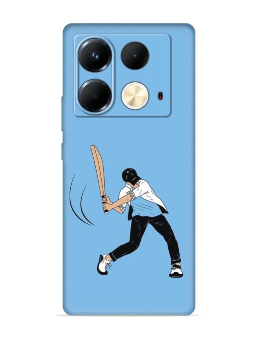 Cricket Gully Boy Embossed Soft Silicone Case for Infinix Note 40 (5G) Zapvi