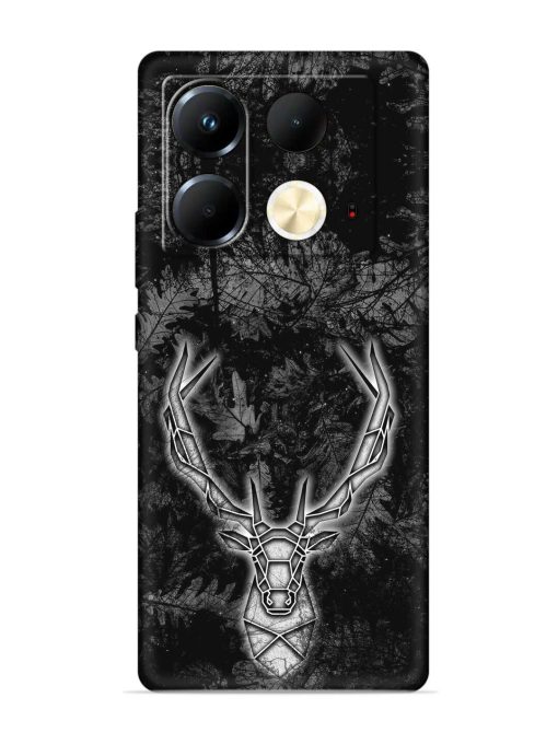 Ancient Deer Embossed Soft Silicone Case for Infinix Note 40 (5G) Zapvi