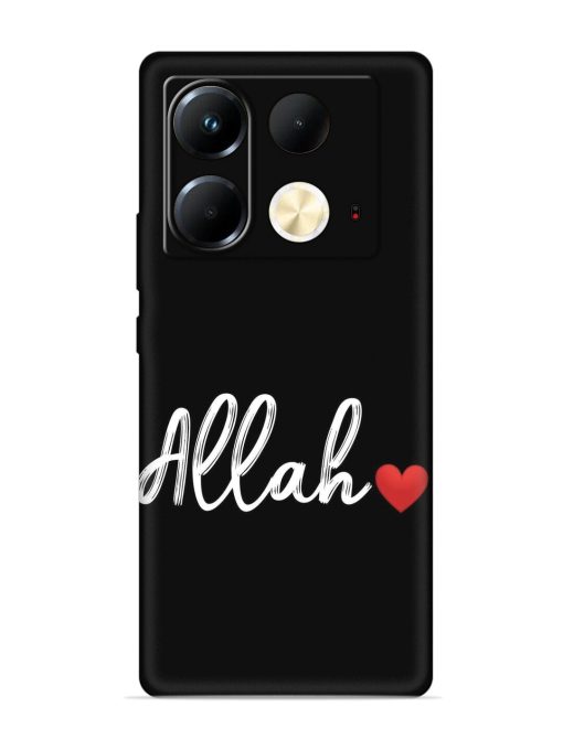 Allah Embossed Soft Silicone Case for Infinix Note 40 (5G) Zapvi