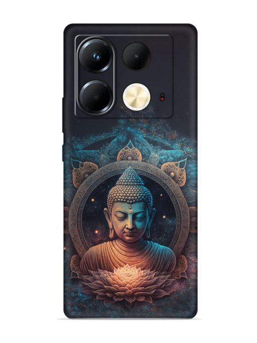 Gautam Buddha Embossed Soft Silicone Case for Infinix Note 40 (5G)