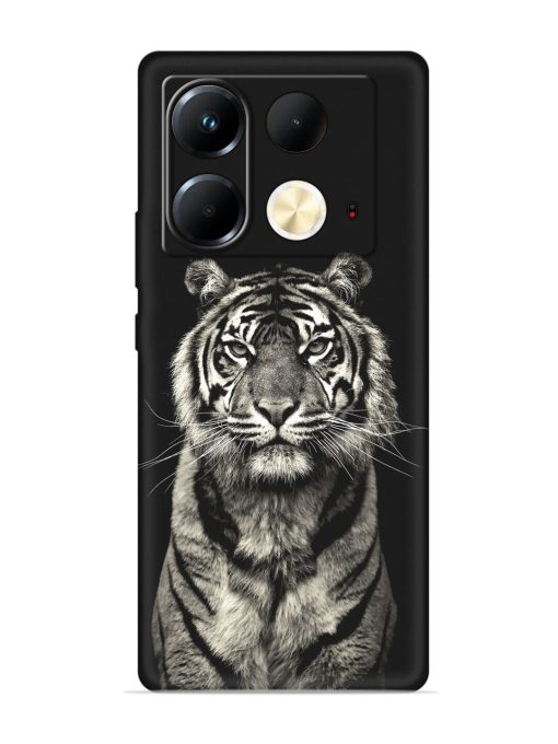 Tiger Art Embossed Soft Silicone Case for Infinix Note 40 (5G)