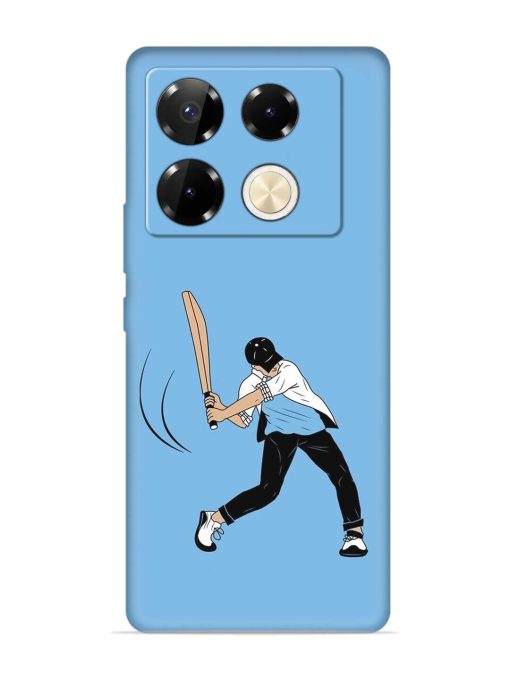 Cricket Gully Boy Embossed Soft Silicone Case for Infinix Note 40 Pro (5G) Zapvi