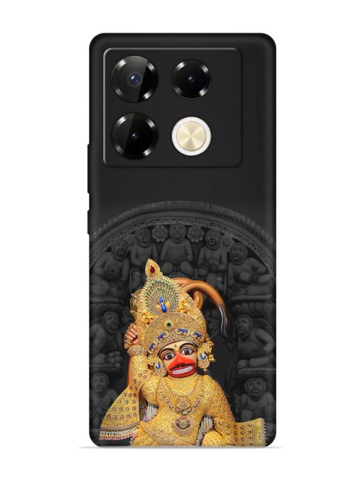 Indian Gold Hanuman Embossed Soft Silicone Case for Infinix Note 40 Pro (5G) Zapvi