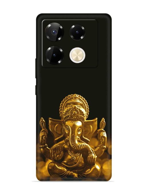 Lord Ganesha Indian Festival Embossed Soft Silicone Case for Infinix Note 40 Pro (5G) Zapvi