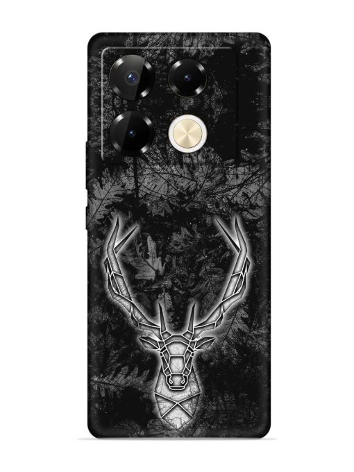 Ancient Deer Embossed Soft Silicone Case for Infinix Note 40 Pro (5G) Zapvi