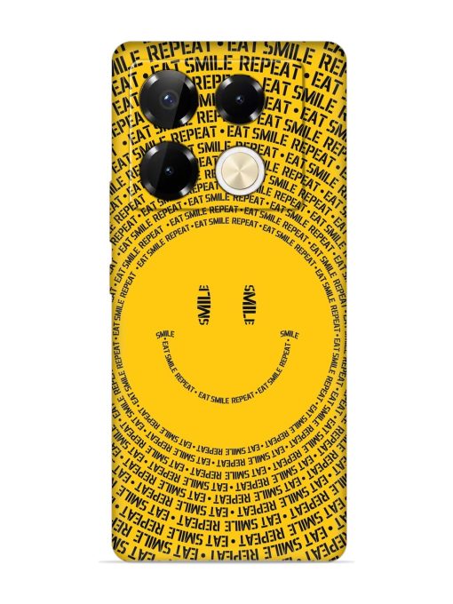 Smiley Embossed Soft Silicone Case for Infinix Note 40 Pro (5G) Zapvi