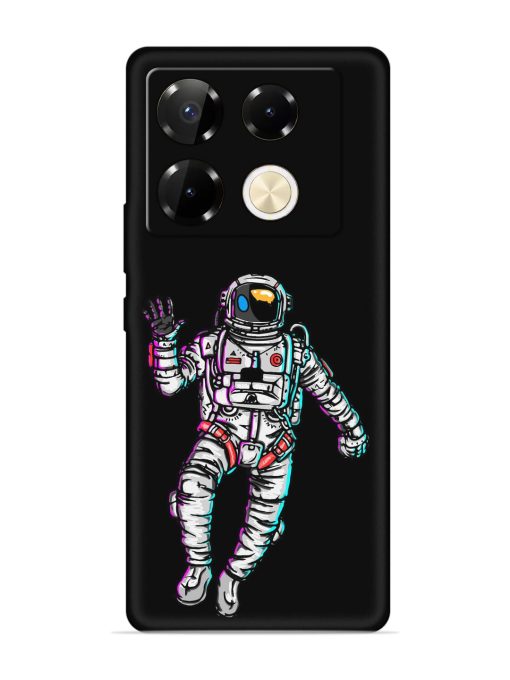 Spaceman Embossed Soft Silicone Case for Infinix Note 40 Pro (5G) Zapvi