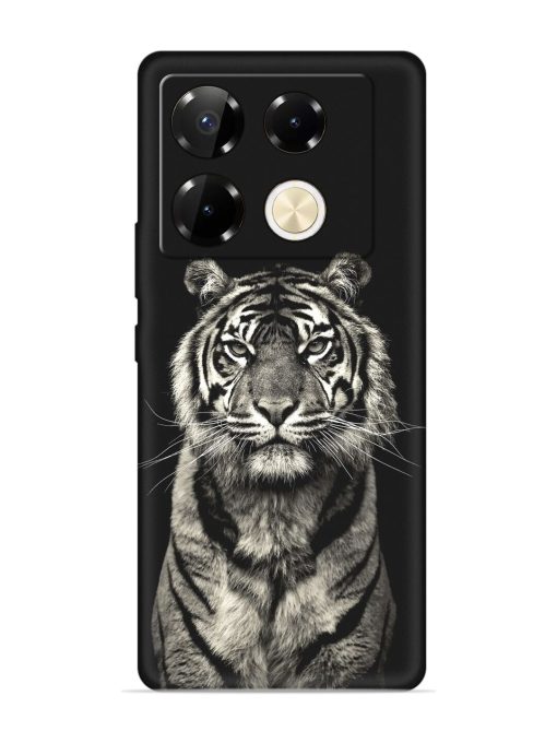 Tiger Art Embossed Soft Silicone Case for Infinix Note 40 Pro (5G) Zapvi