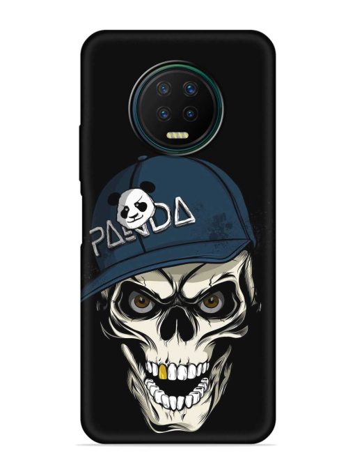 Panda Skull Embossed Soft Silicone Case for Infinix Note 7 Zapvi