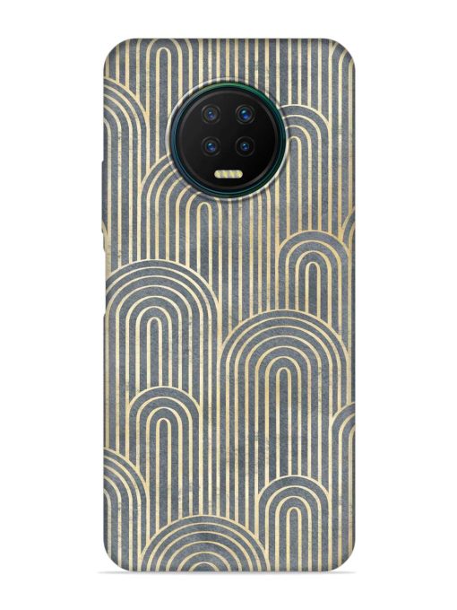 Art Deco Style Embossed Soft Silicone Case for Infinix Note 7 Zapvi