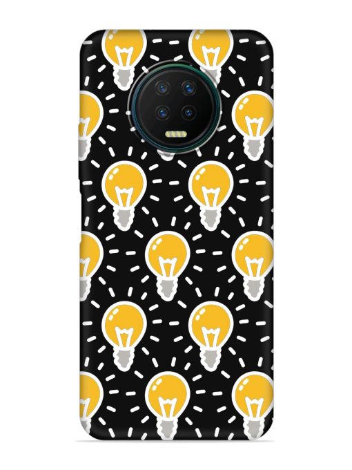 Light Bulb Seamless Embossed Soft Silicone Case for Infinix Note 7 Zapvi