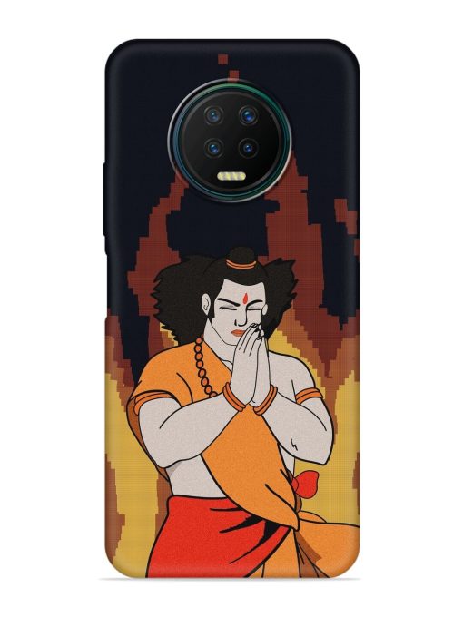 Shree Ram Vector Embossed Soft Silicone Case for Infinix Note 7