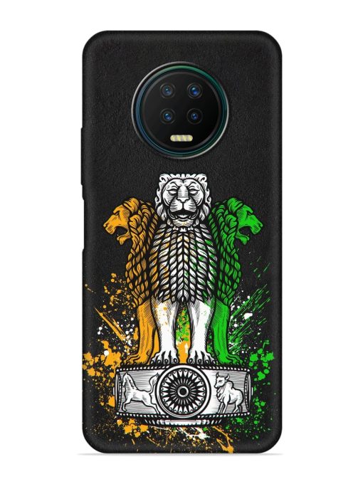 Pillars Of Ashoka Embossed Soft Silicone Case for Infinix Note 7 Zapvi