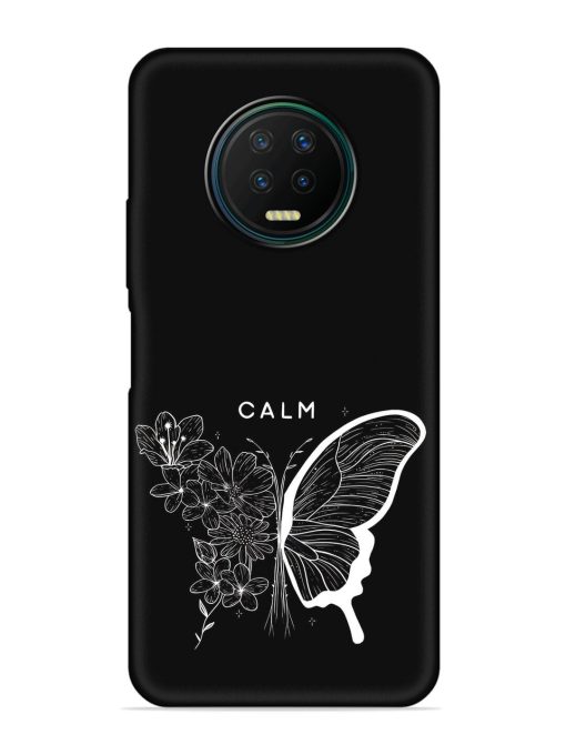 Calm Embossed Soft Silicone Case for Infinix Note 7 Zapvi