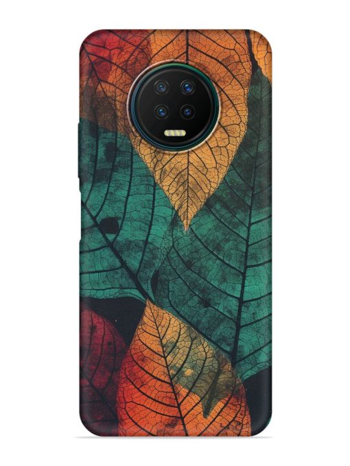 Leaves Artwork Embossed Soft Silicone Case for Infinix Note 7 Zapvi