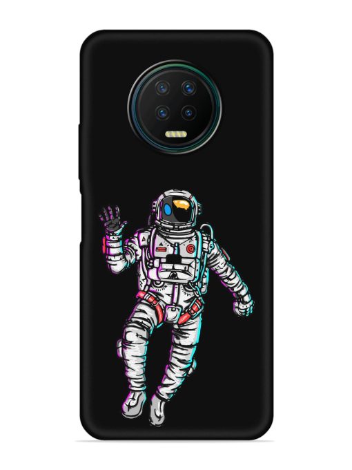 Spaceman Embossed Soft Silicone Case for Infinix Note 7 Zapvi