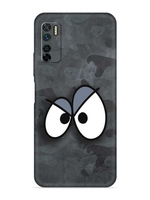 Big Eyes Night Mode Embossed Soft Silicone Case for Infinix Note 7 Lite Zapvi