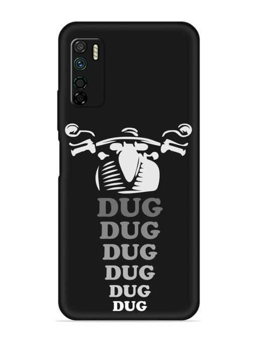 Dug Dug Dug Embossed Soft Silicone Case for Infinix Note 7 Lite Zapvi