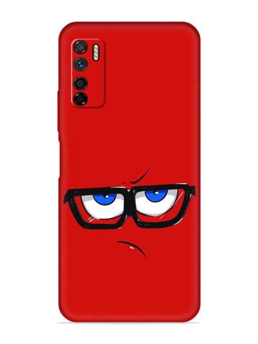 Rad Angry Face Embossed Soft Silicone Case for Infinix Note 7 Lite Zapvi