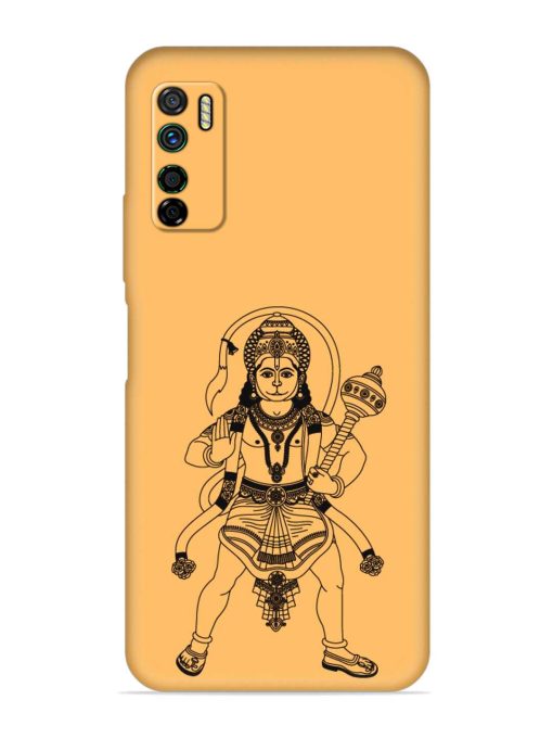 Indian God Hanuman Embossed Soft Silicone Case for Infinix Note 7 Lite Zapvi