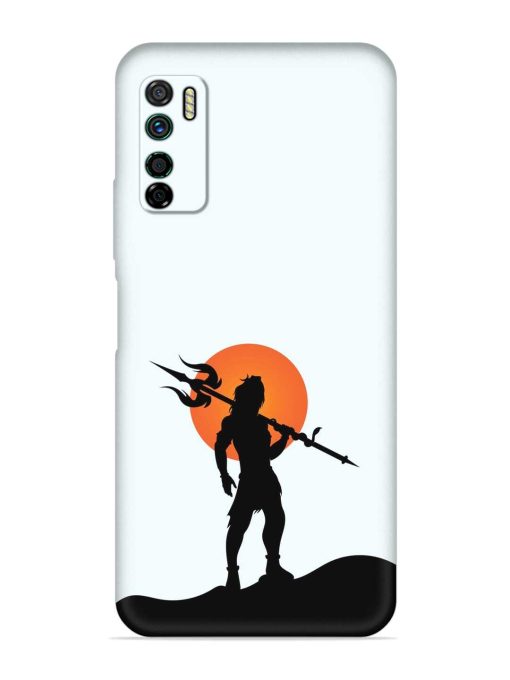 Lord Mahadev Trendy Embossed Soft Silicone Case for Infinix Note 7 Lite