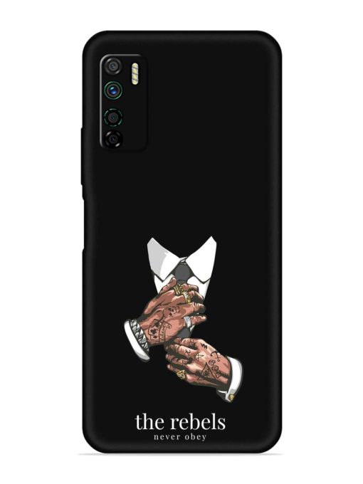 Rebels Slogan Man Embossed Soft Silicone Case for Infinix Note 7 Lite Zapvi