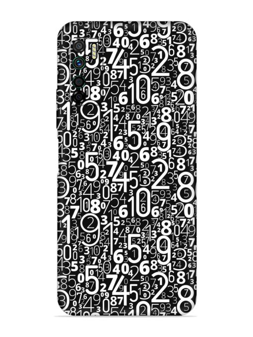 Many Numbers Different Embossed Soft Silicone Case for Infinix Note 7 Lite Zapvi