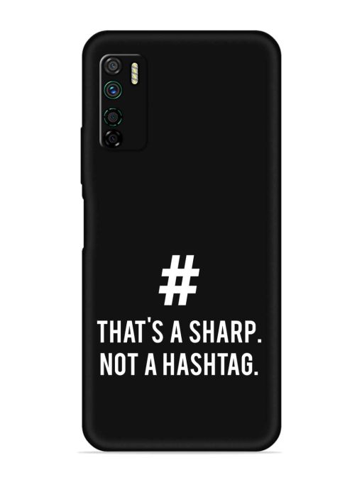 Thats Sharp Not Embossed Soft Silicone Case for Infinix Note 7 Lite Zapvi